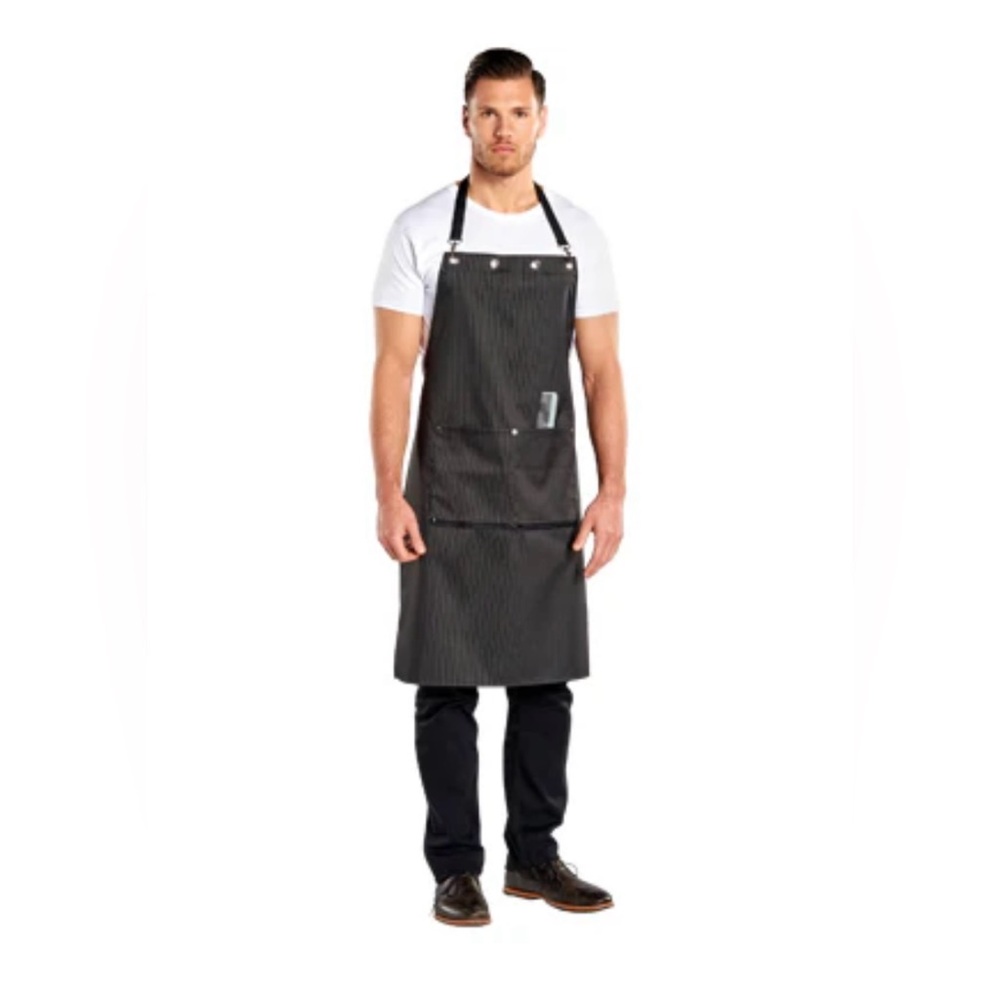 Scalpmaster pinstripe barber apron
